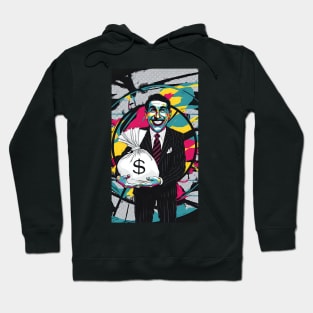 Retro Banker man pop art Hoodie